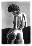 Nu 01 (Nude 01) - july '09  Pencil on paper 83lb, A2